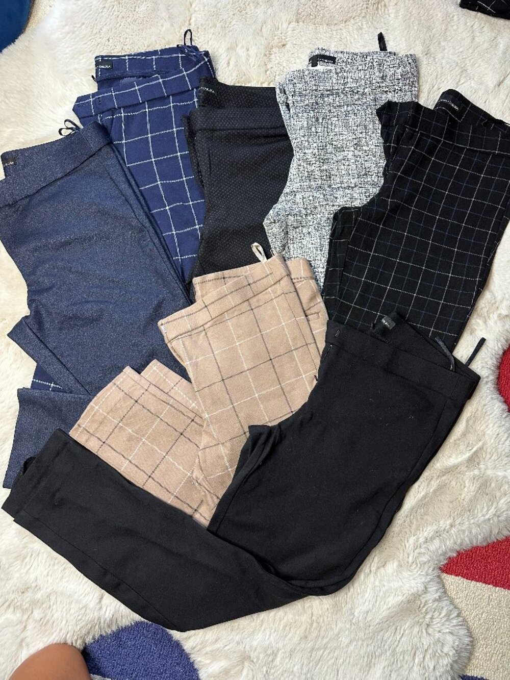 7 pairs - Amanda + Chelsea Women's Dress Pants Bundle.- Size 8